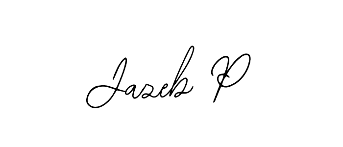 Make a beautiful signature design for name Jazeb P. With this signature (Bearetta-2O07w) style, you can create a handwritten signature for free. Jazeb P signature style 12 images and pictures png