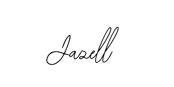 Design your own signature with our free online signature maker. With this signature software, you can create a handwritten (Bearetta-2O07w) signature for name Jazell. Jazell signature style 12 images and pictures png