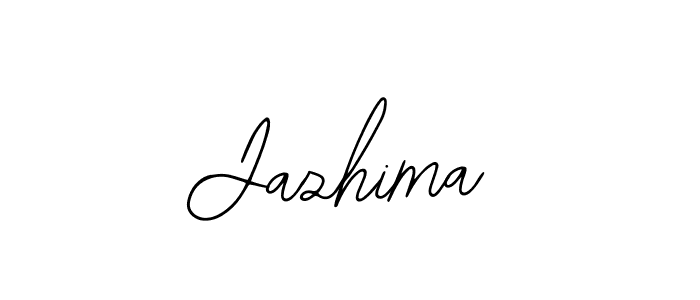 Jazhima stylish signature style. Best Handwritten Sign (Bearetta-2O07w) for my name. Handwritten Signature Collection Ideas for my name Jazhima. Jazhima signature style 12 images and pictures png