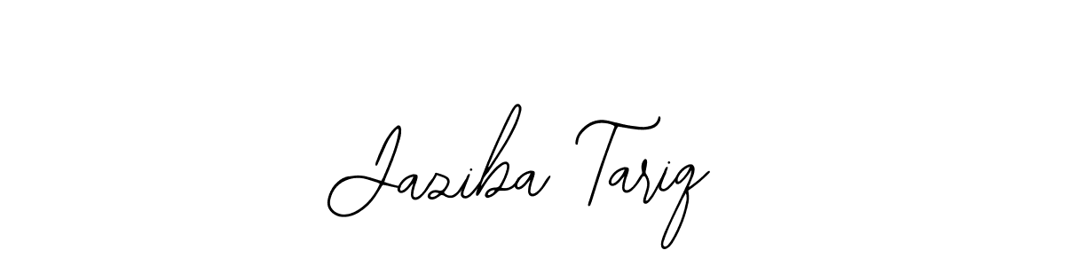 Make a beautiful signature design for name Jaziba Tariq. With this signature (Bearetta-2O07w) style, you can create a handwritten signature for free. Jaziba Tariq signature style 12 images and pictures png