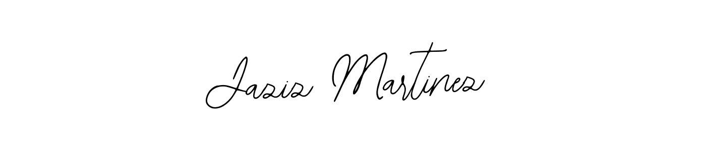 You should practise on your own different ways (Bearetta-2O07w) to write your name (Jaziz Martinez) in signature. don't let someone else do it for you. Jaziz Martinez signature style 12 images and pictures png