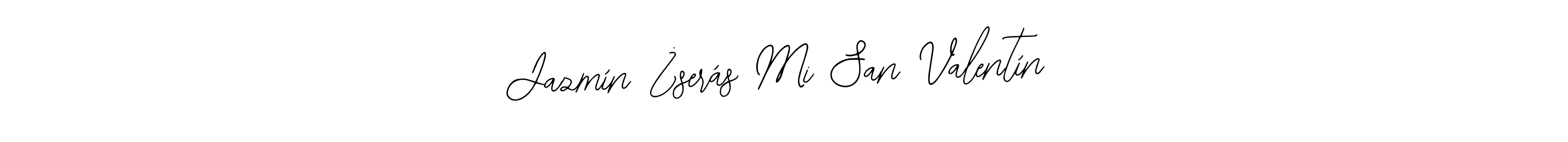 Also You can easily find your signature by using the search form. We will create Jazmín ¿serás Mi San Valentín name handwritten signature images for you free of cost using Bearetta-2O07w sign style. Jazmín ¿serás Mi San Valentín signature style 12 images and pictures png