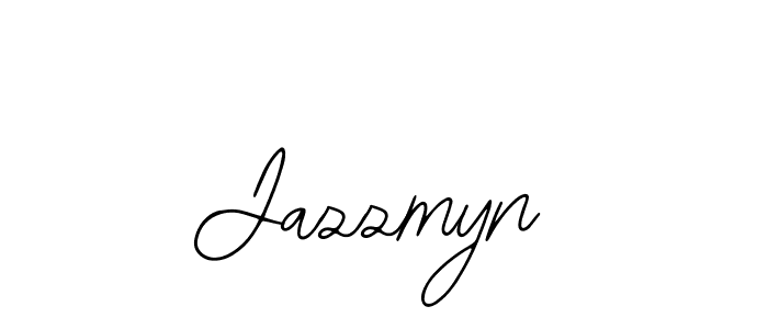 Use a signature maker to create a handwritten signature online. With this signature software, you can design (Bearetta-2O07w) your own signature for name Jazzmyn. Jazzmyn signature style 12 images and pictures png