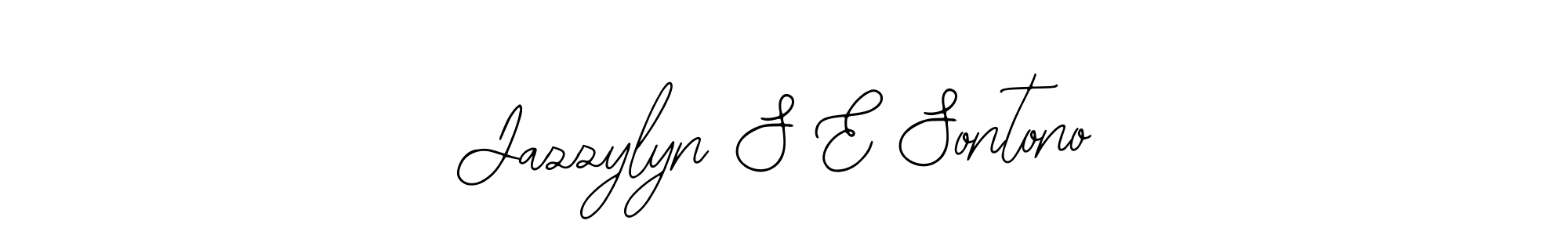 Design your own signature with our free online signature maker. With this signature software, you can create a handwritten (Bearetta-2O07w) signature for name Jazzylyn S E Sontono. Jazzylyn S E Sontono signature style 12 images and pictures png