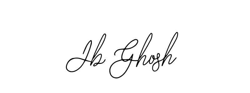 You should practise on your own different ways (Bearetta-2O07w) to write your name (Jb Ghosh) in signature. don't let someone else do it for you. Jb Ghosh signature style 12 images and pictures png