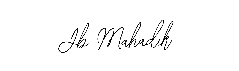 Use a signature maker to create a handwritten signature online. With this signature software, you can design (Bearetta-2O07w) your own signature for name Jb Mahadik. Jb Mahadik signature style 12 images and pictures png