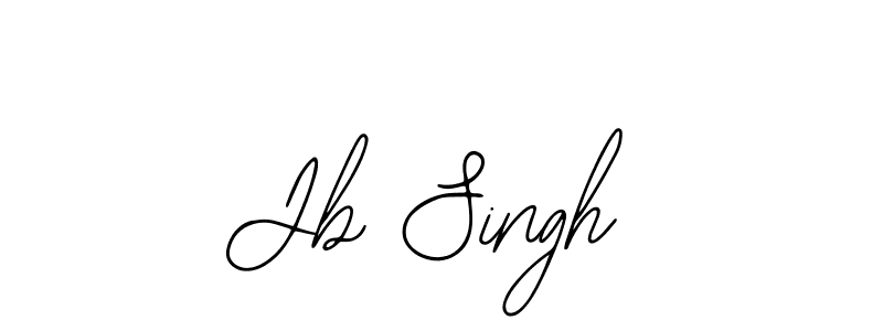 You should practise on your own different ways (Bearetta-2O07w) to write your name (Jb Singh) in signature. don't let someone else do it for you. Jb Singh signature style 12 images and pictures png