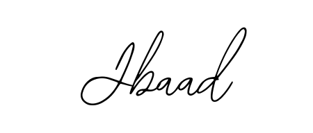 A sleek calligraphic signature for name Jbaad utilizing Bearetta-2O07w styling. Great for adding personal signatures to photos and art. Jbaad signature style 12 images and pictures png