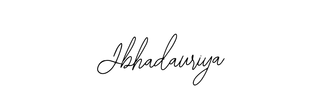 The best way (Bearetta-2O07w) to make a short signature is to pick only two or three words in your name. The name Jbhadauriya include a total of six letters. For converting this name. Jbhadauriya signature style 12 images and pictures png