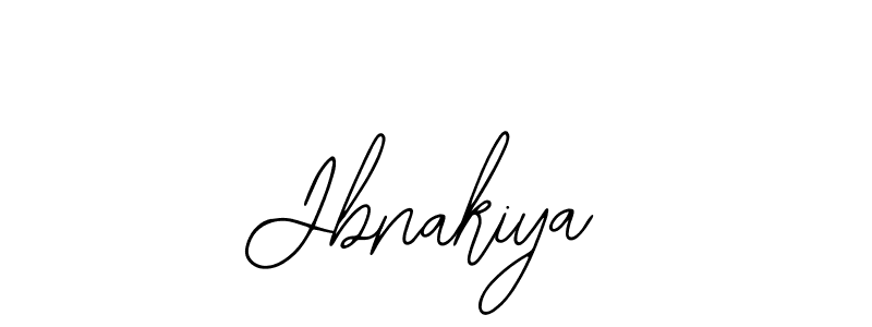 Use a signature maker to create a handwritten signature online. With this signature software, you can design (Bearetta-2O07w) your own signature for name Jbnakiya. Jbnakiya signature style 12 images and pictures png