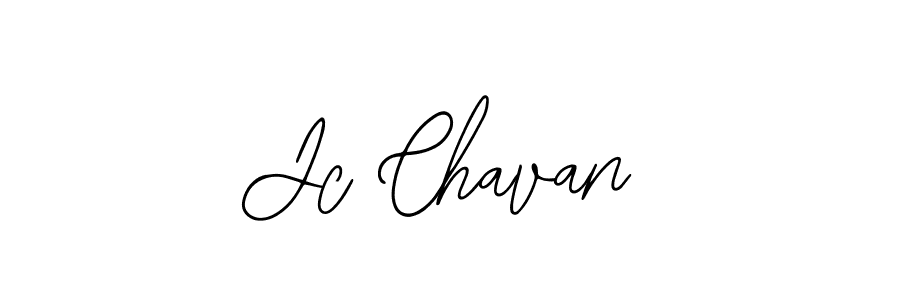 Use a signature maker to create a handwritten signature online. With this signature software, you can design (Bearetta-2O07w) your own signature for name Jc Chavan. Jc Chavan signature style 12 images and pictures png