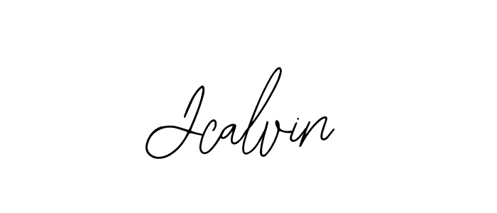 Use a signature maker to create a handwritten signature online. With this signature software, you can design (Bearetta-2O07w) your own signature for name Jcalvin. Jcalvin signature style 12 images and pictures png