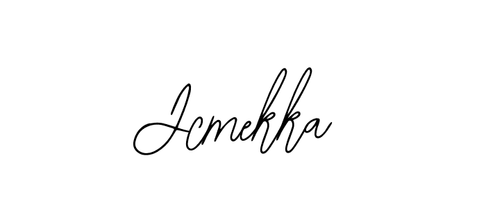 Jcmekka stylish signature style. Best Handwritten Sign (Bearetta-2O07w) for my name. Handwritten Signature Collection Ideas for my name Jcmekka. Jcmekka signature style 12 images and pictures png