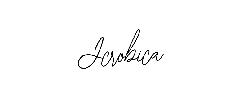 How to make Jcrobica name signature. Use Bearetta-2O07w style for creating short signs online. This is the latest handwritten sign. Jcrobica signature style 12 images and pictures png