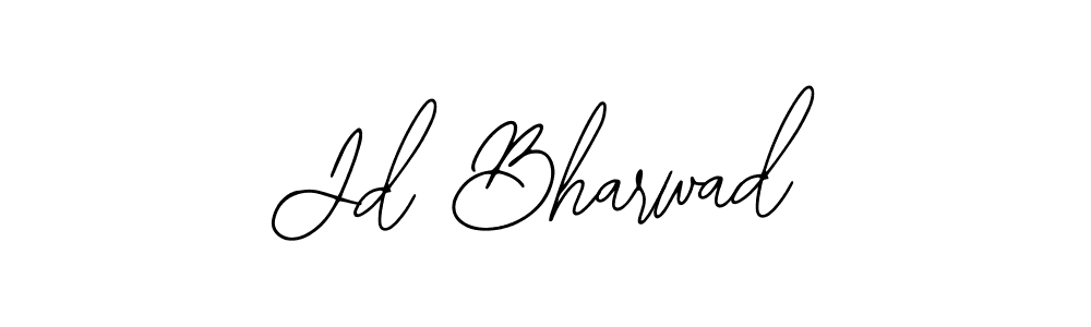 Also we have Jd Bharwad name is the best signature style. Create professional handwritten signature collection using Bearetta-2O07w autograph style. Jd Bharwad signature style 12 images and pictures png