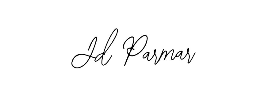 How to make Jd Parmar name signature. Use Bearetta-2O07w style for creating short signs online. This is the latest handwritten sign. Jd Parmar signature style 12 images and pictures png