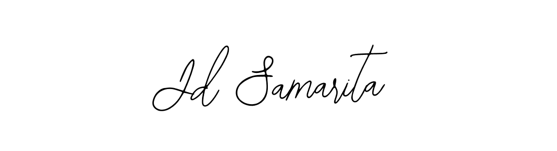 Use a signature maker to create a handwritten signature online. With this signature software, you can design (Bearetta-2O07w) your own signature for name Jd Samarita. Jd Samarita signature style 12 images and pictures png