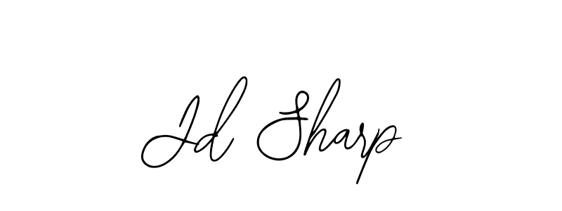 Make a beautiful signature design for name Jd Sharp. With this signature (Bearetta-2O07w) style, you can create a handwritten signature for free. Jd Sharp signature style 12 images and pictures png