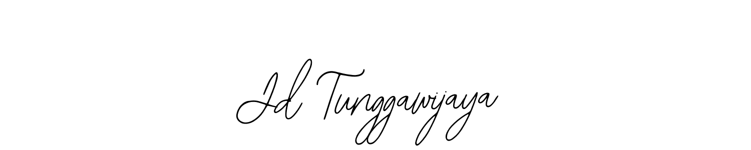 Create a beautiful signature design for name Jd Tunggawijaya. With this signature (Bearetta-2O07w) fonts, you can make a handwritten signature for free. Jd Tunggawijaya signature style 12 images and pictures png