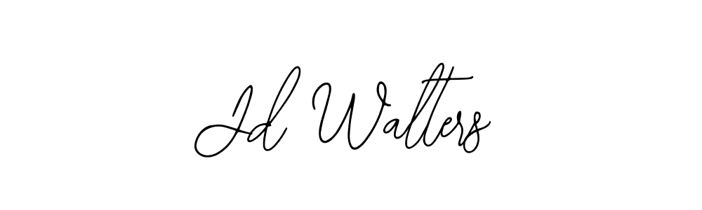 You should practise on your own different ways (Bearetta-2O07w) to write your name (Jd Walters) in signature. don't let someone else do it for you. Jd Walters signature style 12 images and pictures png