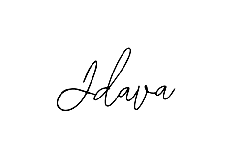 How to make Jdava signature? Bearetta-2O07w is a professional autograph style. Create handwritten signature for Jdava name. Jdava signature style 12 images and pictures png