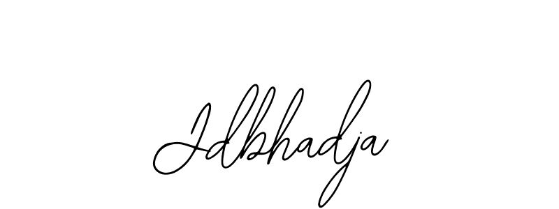 Make a beautiful signature design for name Jdbhadja. Use this online signature maker to create a handwritten signature for free. Jdbhadja signature style 12 images and pictures png