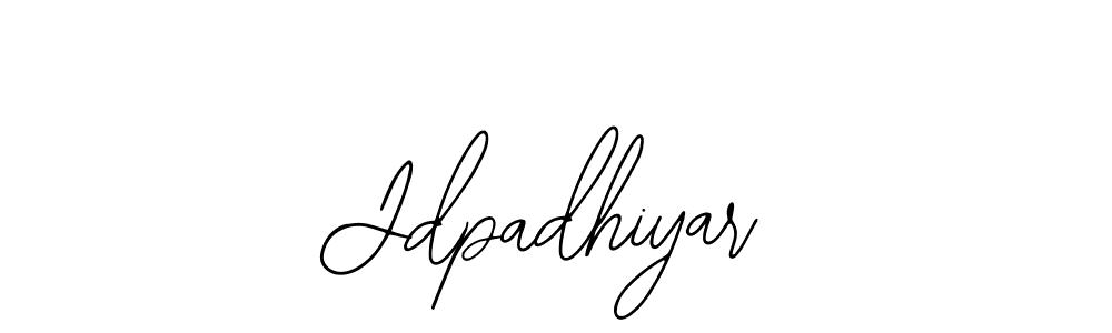 How to make Jdpadhiyar name signature. Use Bearetta-2O07w style for creating short signs online. This is the latest handwritten sign. Jdpadhiyar signature style 12 images and pictures png