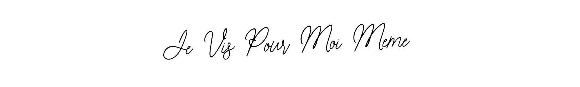Use a signature maker to create a handwritten signature online. With this signature software, you can design (Bearetta-2O07w) your own signature for name Je Vis Pour Moi Meme. Je Vis Pour Moi Meme signature style 12 images and pictures png