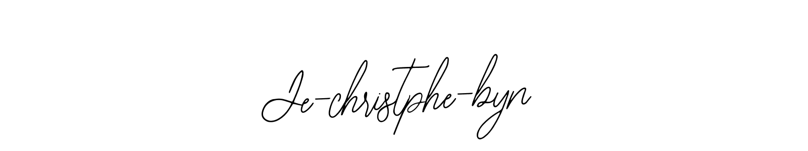 How to make Je-christphe-byn signature? Bearetta-2O07w is a professional autograph style. Create handwritten signature for Je-christphe-byn name. Je-christphe-byn signature style 12 images and pictures png