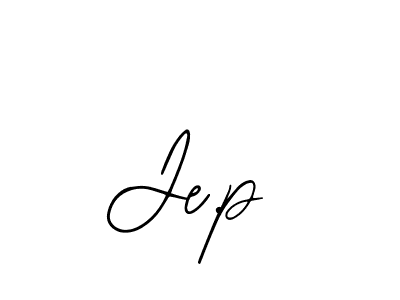 Similarly Bearetta-2O07w is the best handwritten signature design. Signature creator online .You can use it as an online autograph creator for name Je.p. Je.p signature style 12 images and pictures png