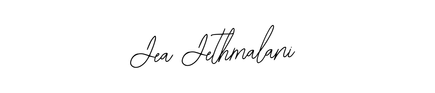 Use a signature maker to create a handwritten signature online. With this signature software, you can design (Bearetta-2O07w) your own signature for name Jea Jethmalani. Jea Jethmalani signature style 12 images and pictures png