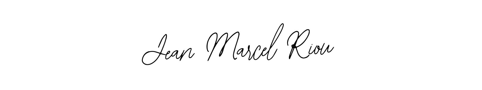 How to make Jean Marcel Riou name signature. Use Bearetta-2O07w style for creating short signs online. This is the latest handwritten sign. Jean Marcel Riou signature style 12 images and pictures png