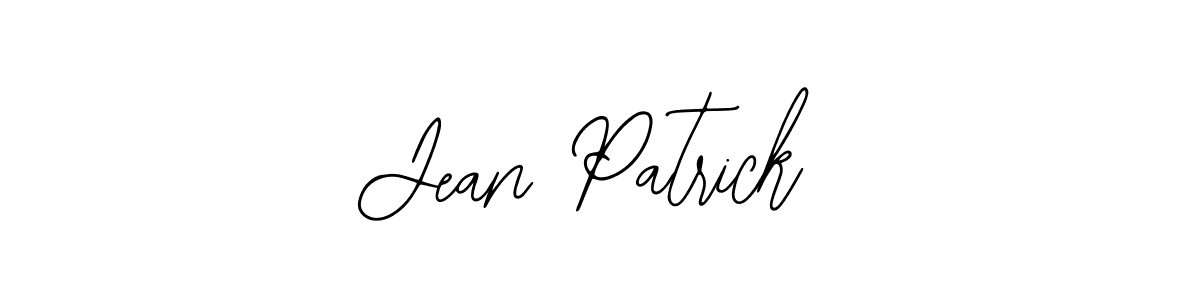 Use a signature maker to create a handwritten signature online. With this signature software, you can design (Bearetta-2O07w) your own signature for name Jean Patrick. Jean Patrick signature style 12 images and pictures png