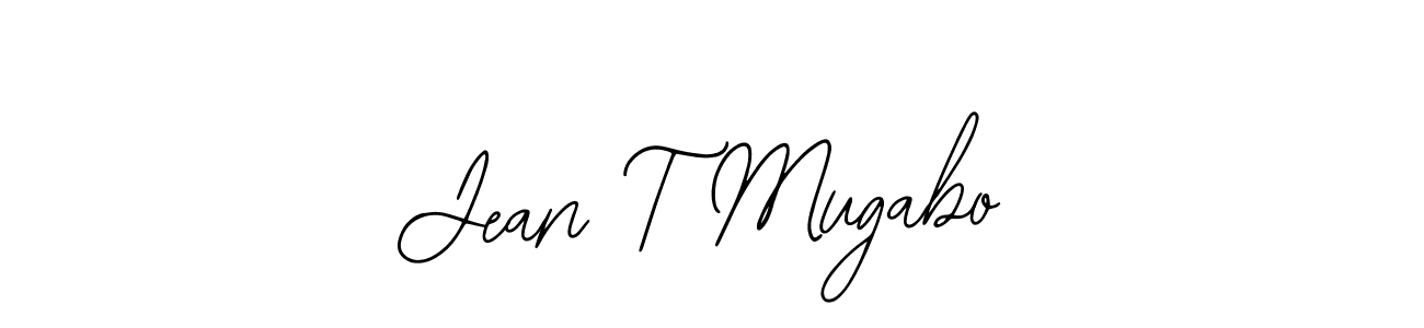 Make a beautiful signature design for name Jean T Mugabo. With this signature (Bearetta-2O07w) style, you can create a handwritten signature for free. Jean T Mugabo signature style 12 images and pictures png