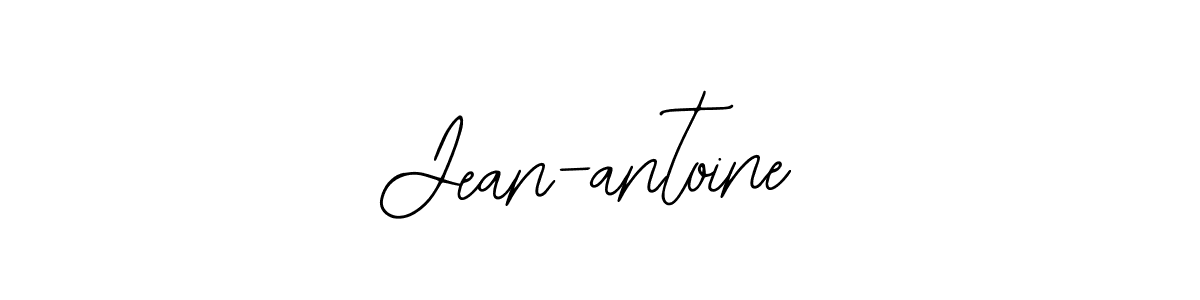 The best way (Bearetta-2O07w) to make a short signature is to pick only two or three words in your name. The name Jean-antoine include a total of six letters. For converting this name. Jean-antoine signature style 12 images and pictures png