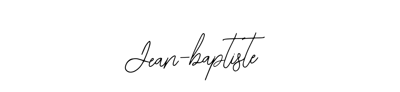 Create a beautiful signature design for name Jean-baptiste. With this signature (Bearetta-2O07w) fonts, you can make a handwritten signature for free. Jean-baptiste signature style 12 images and pictures png