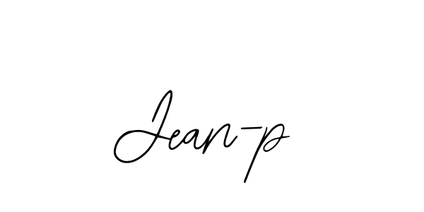 Design your own signature with our free online signature maker. With this signature software, you can create a handwritten (Bearetta-2O07w) signature for name Jean-p. Jean-p signature style 12 images and pictures png