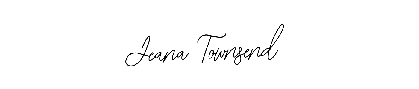 Make a beautiful signature design for name Jeana Townsend. With this signature (Bearetta-2O07w) style, you can create a handwritten signature for free. Jeana Townsend signature style 12 images and pictures png