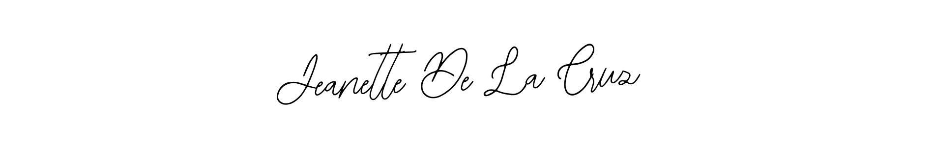 Jeanette De La Cruz stylish signature style. Best Handwritten Sign (Bearetta-2O07w) for my name. Handwritten Signature Collection Ideas for my name Jeanette De La Cruz. Jeanette De La Cruz signature style 12 images and pictures png