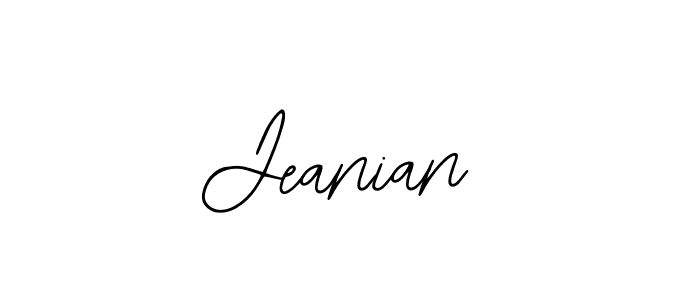 The best way (Bearetta-2O07w) to make a short signature is to pick only two or three words in your name. The name Jeanian include a total of six letters. For converting this name. Jeanian signature style 12 images and pictures png