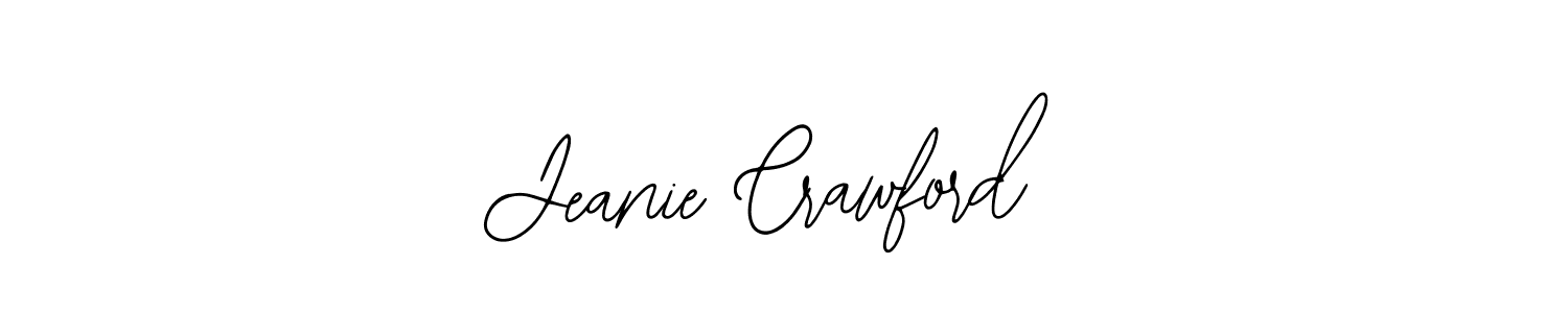 How to Draw Jeanie Crawford signature style? Bearetta-2O07w is a latest design signature styles for name Jeanie Crawford. Jeanie Crawford signature style 12 images and pictures png