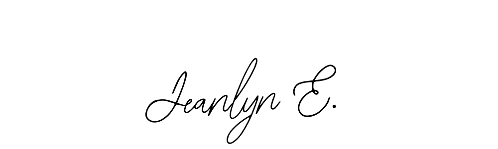 This is the best signature style for the Jeanlyn E. name. Also you like these signature font (Bearetta-2O07w). Mix name signature. Jeanlyn E. signature style 12 images and pictures png