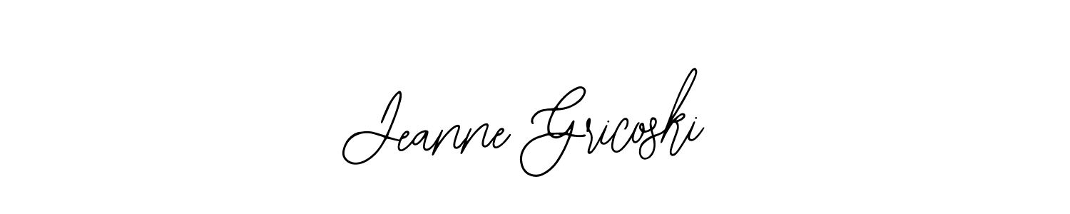 The best way (Bearetta-2O07w) to make a short signature is to pick only two or three words in your name. The name Jeanne Gricoski include a total of six letters. For converting this name. Jeanne Gricoski signature style 12 images and pictures png