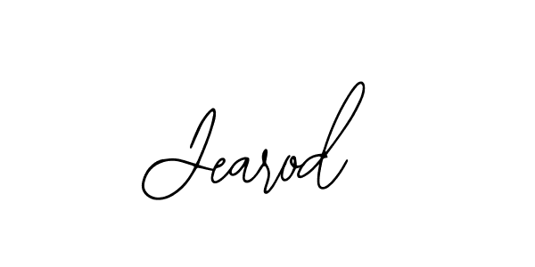 You should practise on your own different ways (Bearetta-2O07w) to write your name (Jearod) in signature. don't let someone else do it for you. Jearod signature style 12 images and pictures png