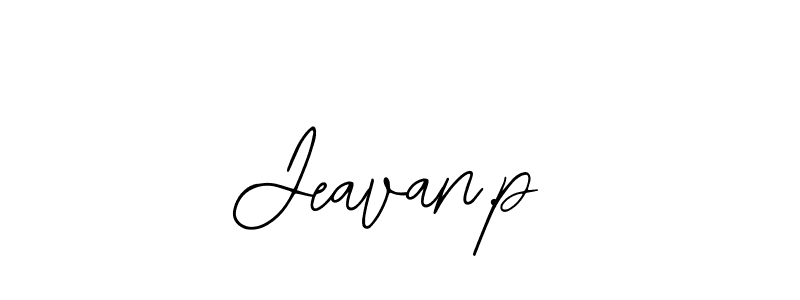 Also we have Jeavan.p name is the best signature style. Create professional handwritten signature collection using Bearetta-2O07w autograph style. Jeavan.p signature style 12 images and pictures png