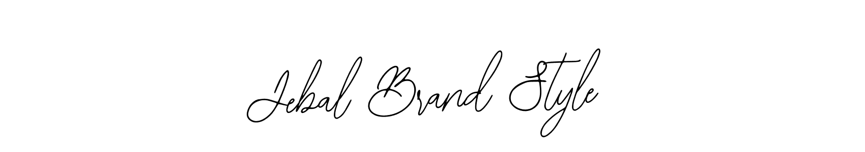 How to Draw Jebal Brand Style signature style? Bearetta-2O07w is a latest design signature styles for name Jebal Brand Style. Jebal Brand Style signature style 12 images and pictures png