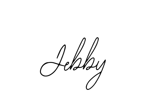 Similarly Bearetta-2O07w is the best handwritten signature design. Signature creator online .You can use it as an online autograph creator for name Jebby. Jebby signature style 12 images and pictures png