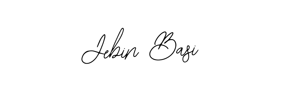 How to make Jebin Basi signature? Bearetta-2O07w is a professional autograph style. Create handwritten signature for Jebin Basi name. Jebin Basi signature style 12 images and pictures png