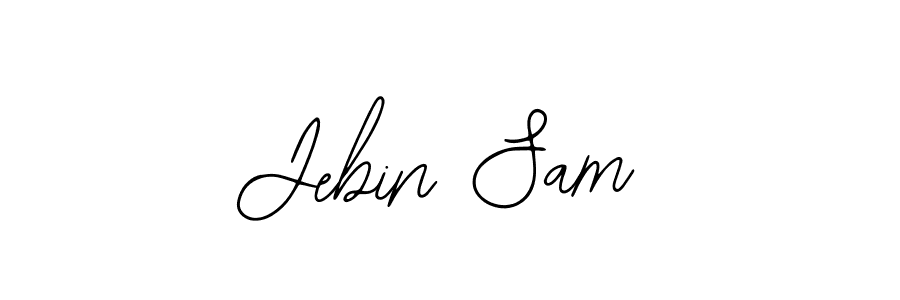 Best and Professional Signature Style for Jebin Sam. Bearetta-2O07w Best Signature Style Collection. Jebin Sam signature style 12 images and pictures png