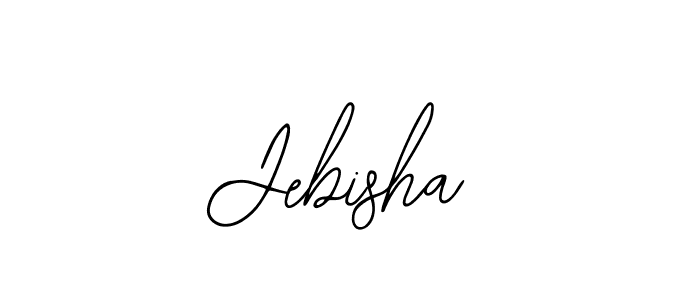 How to make Jebisha name signature. Use Bearetta-2O07w style for creating short signs online. This is the latest handwritten sign. Jebisha signature style 12 images and pictures png